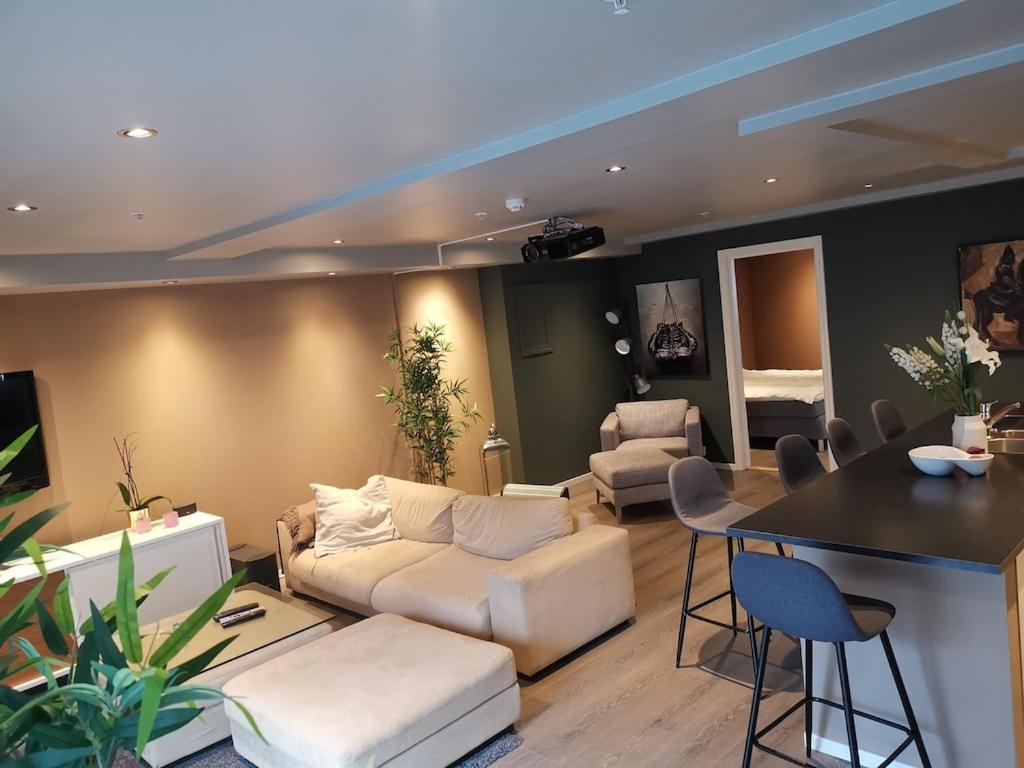 Ferienwohnung Penthouse Bergen Exterior foto