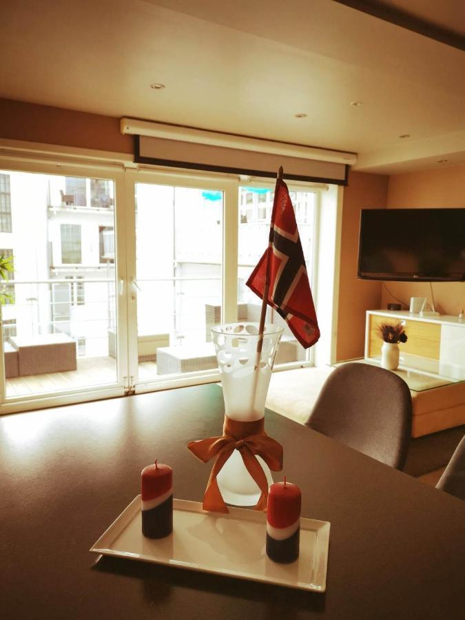 Ferienwohnung Penthouse Bergen Exterior foto