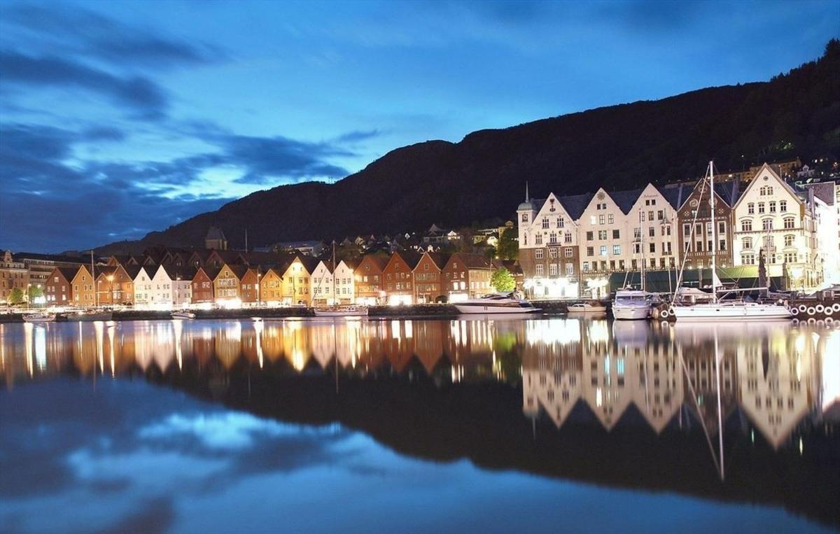 Ferienwohnung Penthouse Bergen Exterior foto