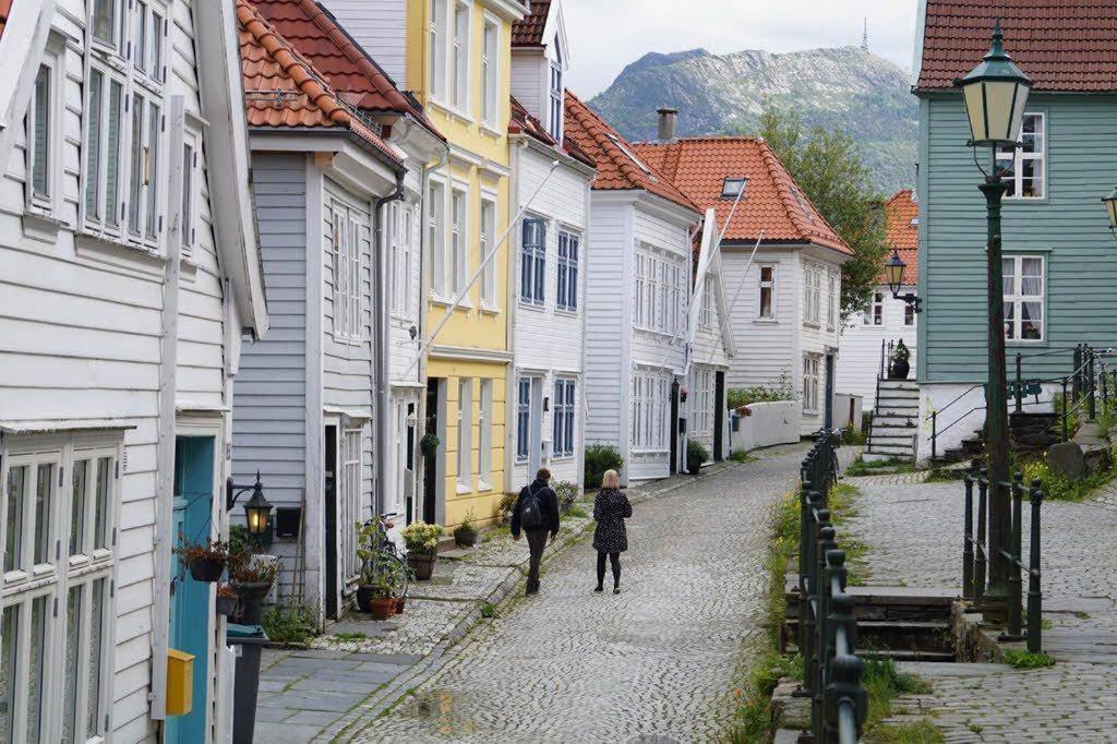 Ferienwohnung Penthouse Bergen Exterior foto
