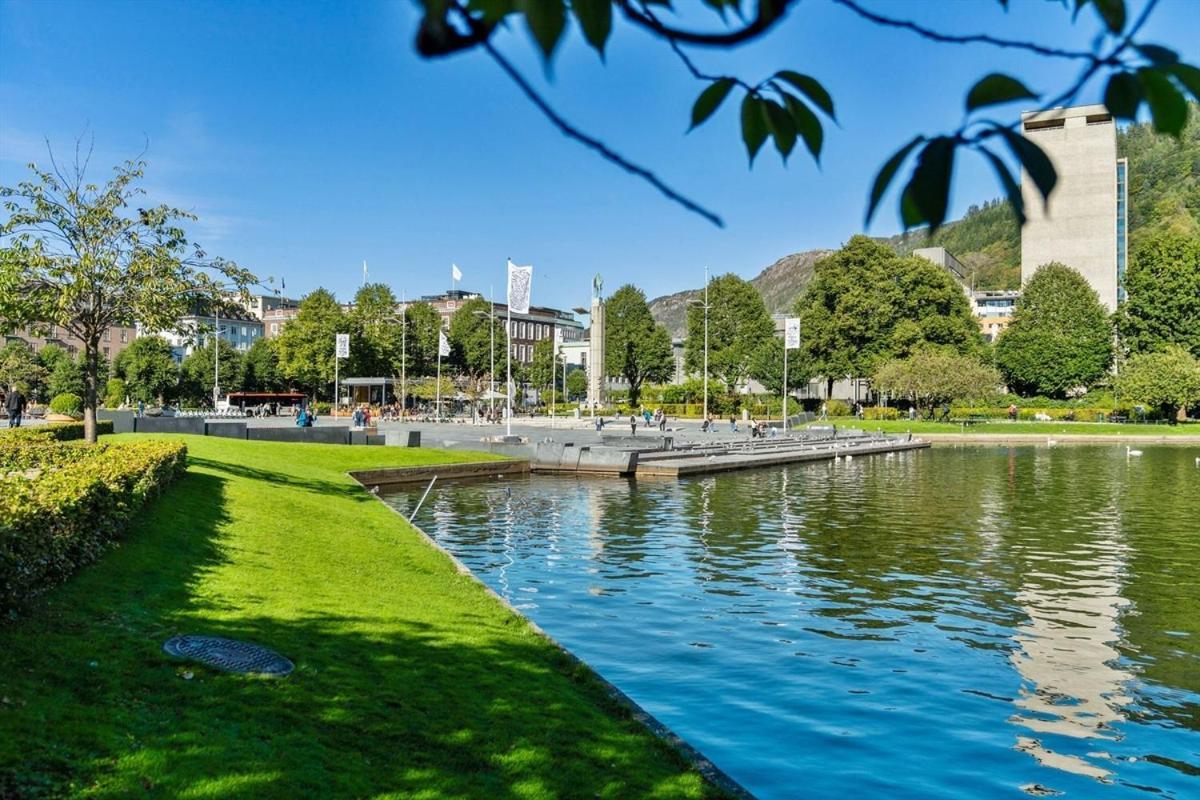 Ferienwohnung Penthouse Bergen Exterior foto